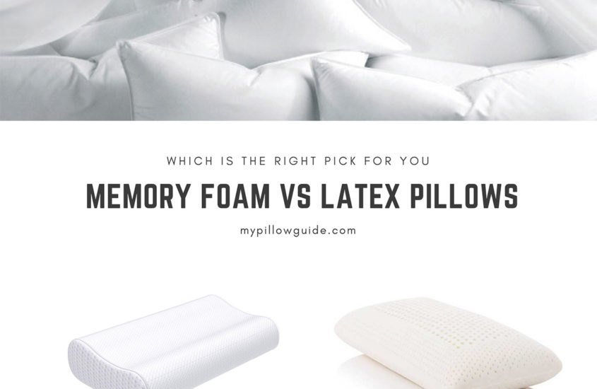 Memory Foam vs Latex Pillows: Which Is the Right Pick for You?